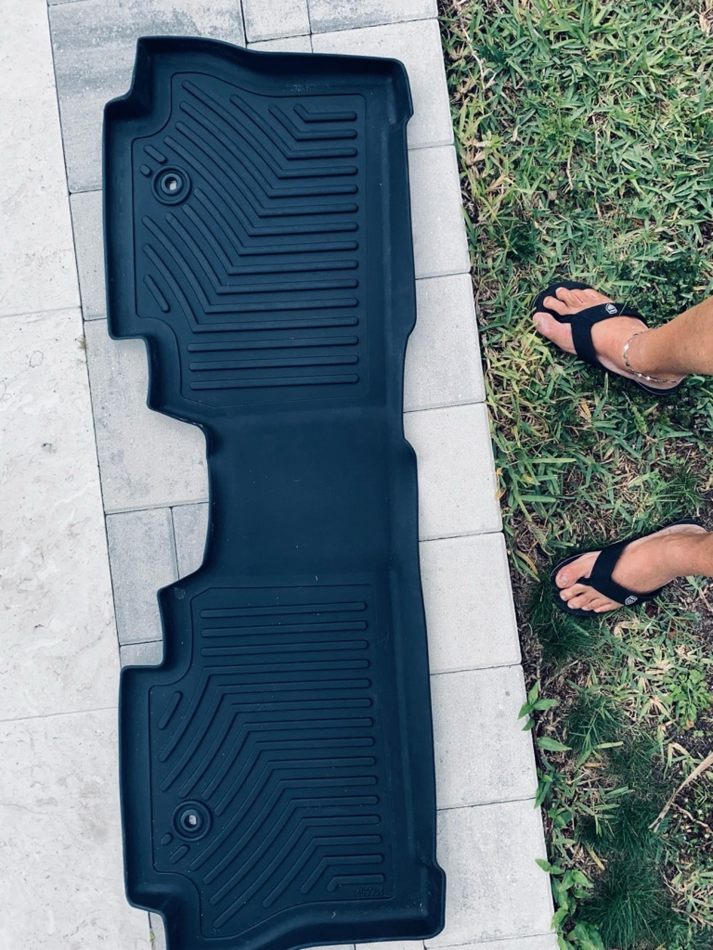All-Weather Black front/rear set mats for Honda Passport 2023.